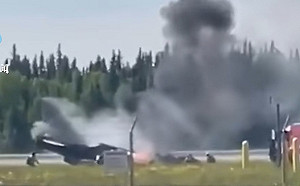 韓KF-16戰機墜毀! 參加阿拉斯加「紅旗25-2」軍演出意外 2飛行員彈射逃生