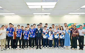 表揚優秀運動學子  陳其邁肯定選手努力為高雄爭光