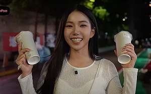 家寧親朝聖「張家檸檬綠茶」！新片神秘男子身分掀熱議 