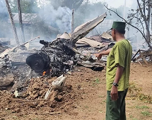 （影）中國武器緬甸內戰？「梟龍」戰機傳被FN-6飛彈擊落 飛行員生死不明