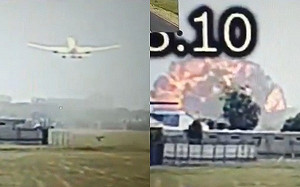 (影)印度航空波音787-8夢幻客機失事! ｢離地30秒｣墜毀全程影片曝光
