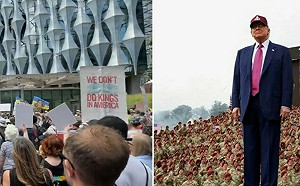 川普79歲生日華府舉行盛大閱兵儀式! 全美爆發「無王日」示威遊行