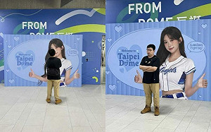 夠悍！怪男站李珠珢大巨蛋看板前當「守護者」阻拍照　霸佔3小時才離開