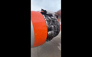 (影) 俄機場事故頻發！ 客機引擎外殼脫落 土航連2次「忘記」行李引眾怒