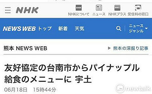 友誼市熊本縣宇土市學童品嘗台南鳳梨  小朋友紛表示：好甜好好吃