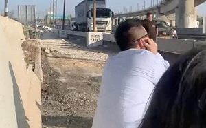 (影)爆炸聲不斷！國人蹲地摀耳畫面曝光 林佳龍：一行人已平安抵達以色列邊境