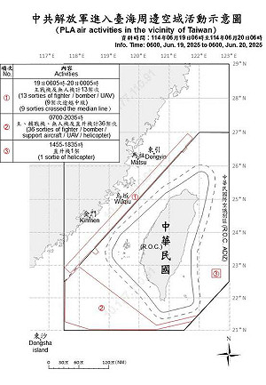 國際局勢詭譎!中共解放軍擾台創新高 46架次逾越海峽中線