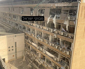 (影)「最安全城市」淪陷! 伊導彈破大氣層猛轟以 醫院、金融中心爆炸畫面曝光