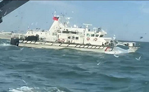 中國海警5天3度侵擾金門海域 累計今年騷擾77次