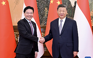 尋找關鍵「平衡點」！星國總理黃循財訪華 習近平期待深化中新合作