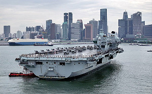 英國「威爾斯親王」抵達新加坡 「高桅行動」強化印太和平