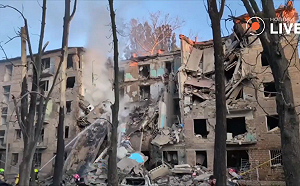 (影) 恐怖鋁熱劑彈頭轟烏城！俄伊聯手新無人機 夜襲烏民居釀25死200傷