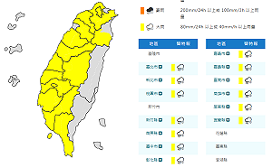 下班通勤看這裡！全台對流發展旺盛 氣象署發15縣市「大雨特報」
