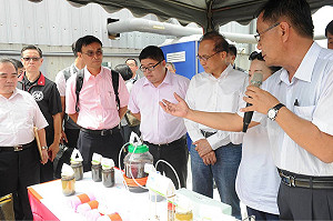 視察沼氣發電 林全：卸任前想實現的願望