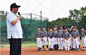 支持社區棒球隊  桃氣小子社區棒球隊開訓