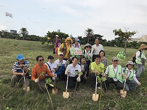 旗津公園種下560棵樹  期許綠化面積增加