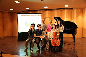 中山大首創音樂作畫 鋼琴彈出螢幕動畫