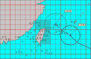 快訊》泰利颱風持續偏北   陸警延後發布