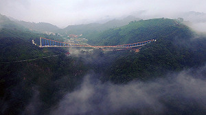 全台最長吊橋太平雲梯將啟用 緊急事故演練