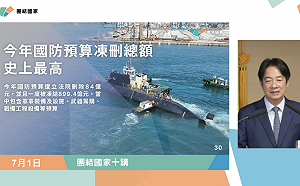 國軍是我們的孩子！賴清德談中國威脅：不分朝野都該支持國防預算