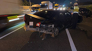 國1彰化段5車事故2傷送醫  肇事男酒駕送辦