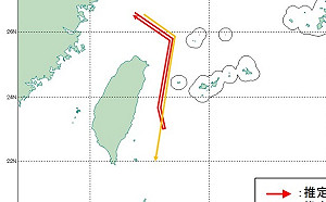中國又2架無人機通過與那國島與台灣間空域 1架可能「順時針」繞台