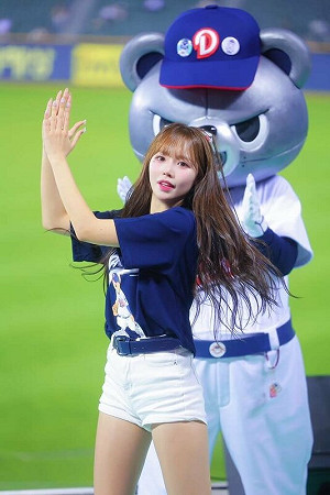 統一獅添新韓籍啦啦隊文慧真 7/12台南首次應援