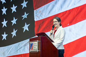 出席「美國獨立紀念日酒會」蕭美琴感謝美挺台讓台灣知道並不孤單