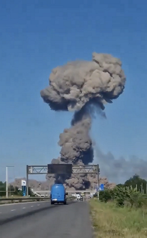 (影) 俄關鍵戰略軍工受重挫！烏轟工廠發生大爆炸 生產中Shahed無人機全毀