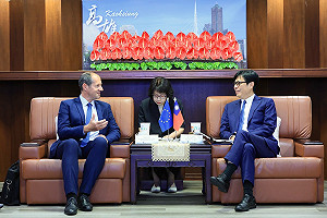 歐洲經貿辦事處拜會陳其邁  高雄加入歐盟國際城市夥伴計畫
