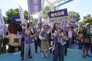 （影）31個罷團不畏豔陽高溫  齊聚花蓮呼籲鄉親罷免傅崐萁