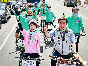 妃妃鐵馬隊前進台北市  偕剷除黑芯罷團北市黨部主委挺罷免