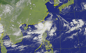 丹娜絲增強為中颱！陸警範圍擴大 氣象署公布最新路徑