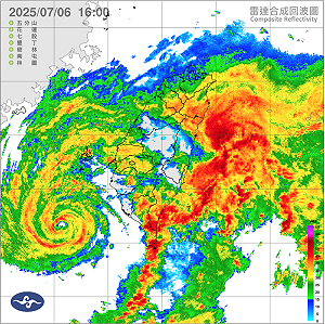 中颱「丹娜絲」暴風圈觸陸！氣象署：新竹以南首當其衝