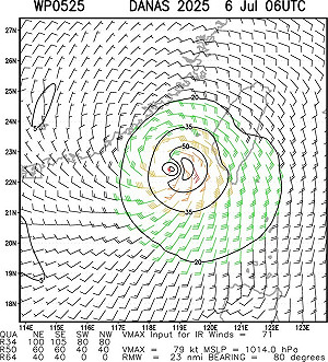中颱「丹娜絲」颳10級強風！鄭明典示警：今晚不要出門
