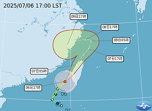 丹娜絲來襲！全台強風、豪雨警報齊發：澎湖最大陣風14級