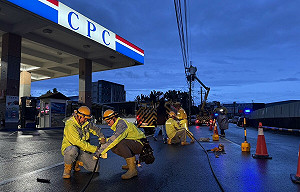 丹娜絲發威全台跳電最嚴重 台電高雄區處逾3萬戶停電