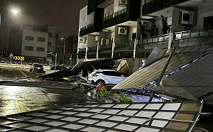 丹娜絲颱風夜襲嘉義、台南滿目瘡痍！居民：從沒遇過這麼誇張的風