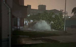 丹娜絲過境高雄  旗津污水廠爆管釀淹水災情