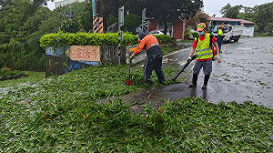 丹娜絲颱風遠颺  高雄掃除萬難最短時間恢復市容