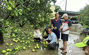 丹娜絲狂襲南台灣釀停電屋損農損   陳亭妃一路通報協助救災