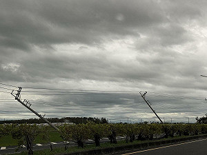 丹娜絲颱風重創台灣！近70萬戶停電   30萬戶仍搶修中 