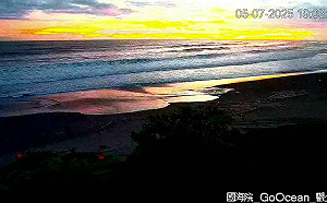 丹娜絲襲台前夕現「油畫級落日」！國海院：美麗警訊