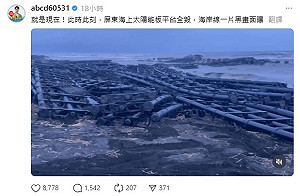 稱海上太陽能板平台全毀遭能源署打臉  罷團批羅廷瑋造謠