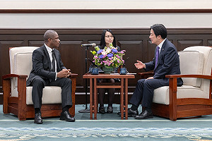 海地外長盼深化雙邊關係 賴清德:感謝支持台灣國際參與