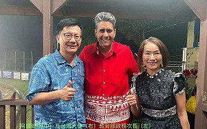 被爆出訪攜配偶同行 張廖萬堅澄清：全程自費亦未申請補助