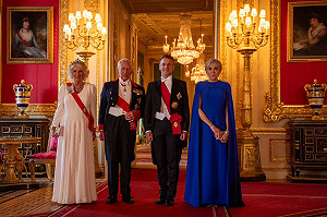 Brexit後首位國事訪問歐洲元首 馬克宏敦促英國承認巴勒斯坦