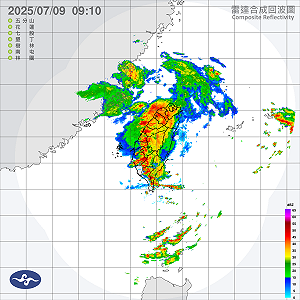 「丹娜絲」颱風減弱熱低陰魂不散!低壓帶罩西半部大雷雨 氣象專家提醒三天積水風險