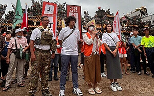 大罷免再出招！「護國勇腳組」北港啟程：徒步368公里為台灣發願