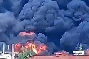 差點炸到核設施！烏110架無人機狂襲別爾哥羅德 軍工所爆炸升起「蘑菇雲」